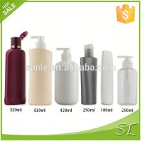 300ml plastic shampoo clear pet bottle (fpet300-d)